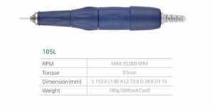 SAESHIN STRONG 210 Micromotor Forward/Reverse 35,000 Rpm Jeweler Wood Dental