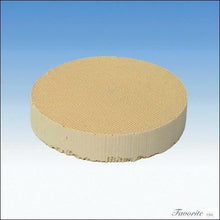 Load image into Gallery viewer, CERAMIC HONEYCOMB ROUND Soldering Block Board 4-1/2&quot; Diameter High Temperature
