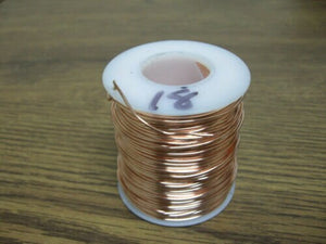 COPPER WIRE PURE Solid 18 Gauge 1 Lb Spool For Electroplating & Soldering 1.02mm