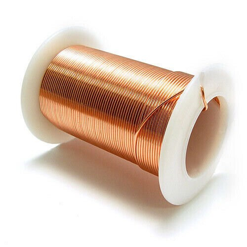 COPPER WIRE SOLID Pure Spool 22 Gauge 1 Lb Pound Electroplating Soldering 0.64mm