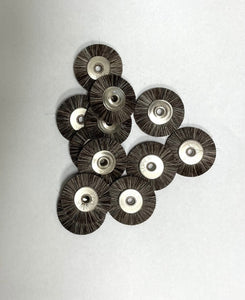 UNMOUNTED 1" BRISTLE Super Brushes 1/8" Hole Soft-Pack Of 12