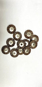 UNMOUNTED 3/4" BRISTLE Super Brushes 1/8" Hole Medium-Pack Of 12