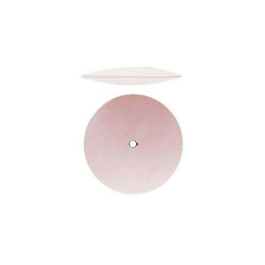 EVE GERMANY SILICONE Rubber Knife Edge Polishing Wheel Pink Ex Fine Grit 6 Each