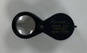 FavoriteUSA DIAMOND LOUPE Triplet 10X 18mm Lens