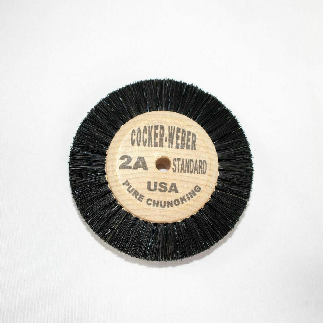 COCKER WEBER CHUNGKING #2A 2-Row Bristle Brush, 3-1/8
