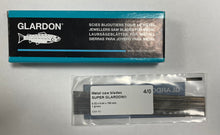 Load image into Gallery viewer, SUPER GLARDON-VALLORBE Jewelers Piercing Saw Blades #4/0 144 Pieces Swiss Made
