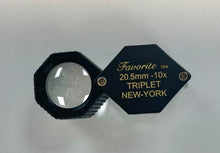 Load image into Gallery viewer, FavoriteUSA DIAMOND LOUPE Hexagonal Triplet 10X 20.5mm Lens
