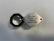 Load image into Gallery viewer, FavoriteUSA DIAMOND LOUPE Hexagonal Triplet 10X 20.5mm Lens

