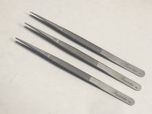 Load image into Gallery viewer, FavoriteUSA SWISS GROOVED DIAMOND &amp; GEM SERRATED TWEEZERS
