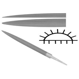 GLARDON-VALLORBE SWISS Hand Half Round File - 8" Cuts # 00-0-1-2 LP1560