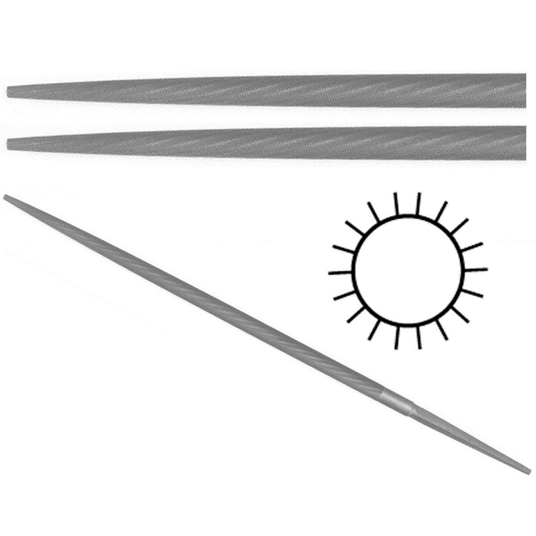 GLARDON VALLORBE ROUND Pointed Precision File - 6
