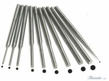 Load image into Gallery viewer, GRS® Tools 022-854 C-Max Carbide Stepped Blank Round Graver Set of 10

