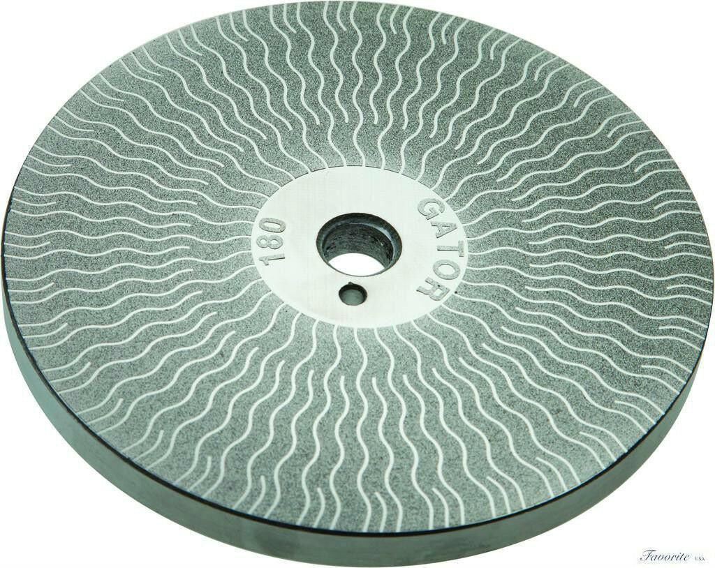 GRS 011-194 DIAMOND GATOR Wheel 180 Grit 5 inch 125mm Graver Power Hone System