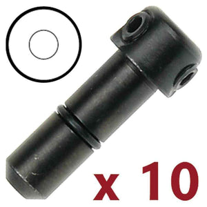 GRS® TOOLS 004-855 QC Tool Holder For 3/32" Round Tool Pkg Of 10