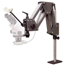 Load image into Gallery viewer, MEIJI EMZ-5 MICROSCOPE Complete Set W/ Grs Acrobat Stand 003-630 &amp; Led Light
