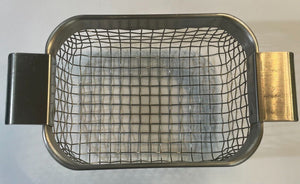 ULTRASONIC JEWELRY CLEANING Basket 3" x 4" Stainless Steel 1/4" Mesh 2 Handles