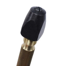 Load image into Gallery viewer, BRASS PIN VISE 10cm Long W/2 Collets Round Nut Hollow Handle
