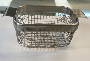 ULTRASONIC JEWELRY CLEANING Basket 3" x 4" Stainless Steel 1/4" Mesh 2 Handles